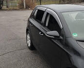 Volkswagen Golf 6 2008–2014 Raamwindschermen met chroomstrip HB (4 st., Sunplex Chrome) foto 9
