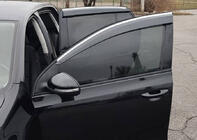 Volkswagen Golf 6 2008–2014 Raamwindschermen met chroomstrip HB (4 st., Sunplex Chrome) foto 13
