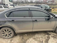 Volkswagen Passat B8 2015–2023 Raamwindschermen met chroomstrip SD (4 stuks, Sunplex Chrome) foto 3