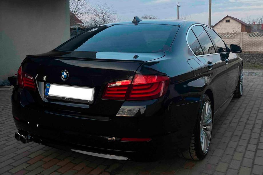 BMW 5 Serie F10/F11 2010–2016 Lipspoiler Sunplex (voor F10, zwart) Foto 5