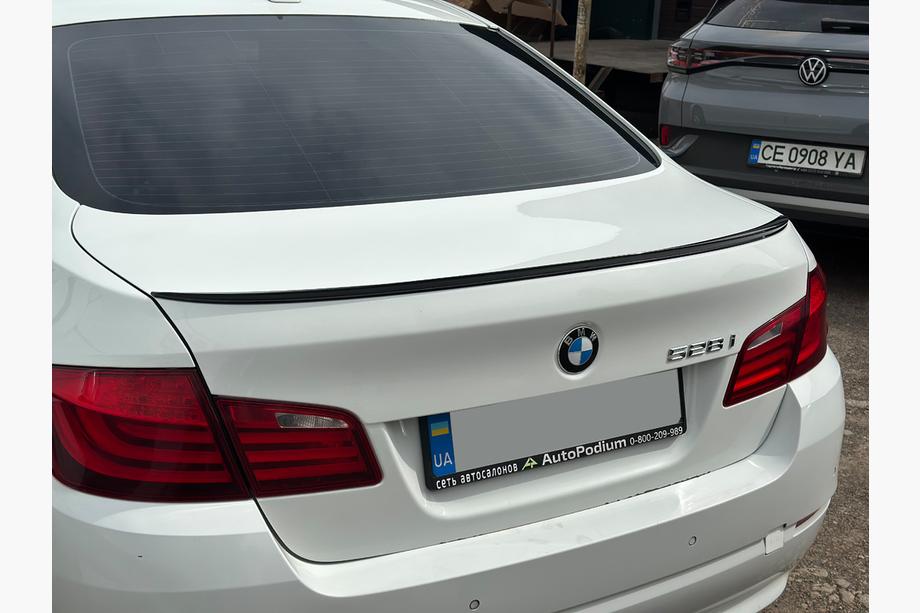 BMW 5 Serie F10/F11 2010–2016 Lipspoiler Sunplex (voor F10, zwart) Foto 14