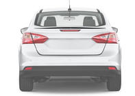 Ford Focus III 2011–2017 Sedan lip spoiler (Sunplex, zwart) (107,2 cm x 5,5 cm) foto 5