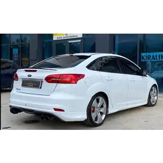 Sedan lip spoiler (Sunplex, zwart) (107,2 cm x 5,5 cm) foto 2