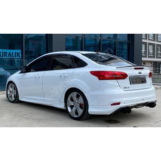 Sedan lip spoiler (Sunplex, zwart) (107,2 cm x 5,5 cm)