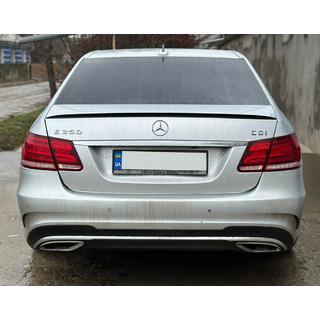 LIP-spoiler (Sunplex, zwart) (130,5 cm x 5,8 cm) Mercedes E-klasse W212 2009–2016 foto 3