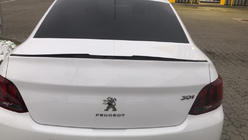 Peugeot 301 2012– Lip spoiler (Sunplex, zwart) (118,5 cm x 5,5 cm) foto 5