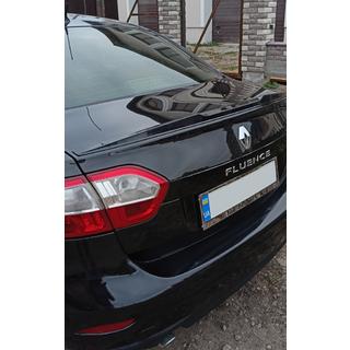 Lipspoiler (Sunplex, zwart) (125,4 cm x 7,2 cm) Renault Fluence 2009–2016 foto 4