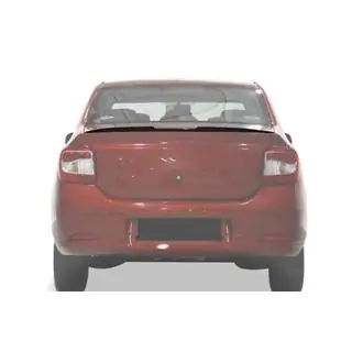 Lip spoiler (Sunplex, zwart) (118,5 cm x 5,5 cm) Dacia Logan II 2013–2022 foto 3