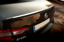 Skoda Superb 2015–2024 LIP-spoiler (Sunplex, zwart) (119,2 cm x 7,3 cm) foto 2