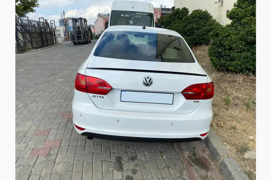Volkswagen Jetta 2011–2018 LIP-spoiler (Sunplex, zwart) (115,8 cm x 6,3 cm) Foto 4