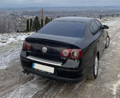 Volkswagen Passat B6 2006–2012 LIP-spoiler (Sunplex, zwart) (115,8 cm x 6,3 cm) foto 1
