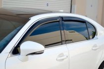 Lexus GS 2011–2020 Raamwindschermen met chroomlijst (4 stuks, HIC) foto 1