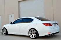 Lexus GS 2011–2020 Raamwindschermen met chroomlijst (4 stuks, HIC) foto 4