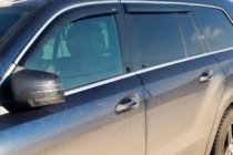Mercedes GLE W167 2018– Raamwindschermen met chroomlijst (4 stuks, HIC) foto 2