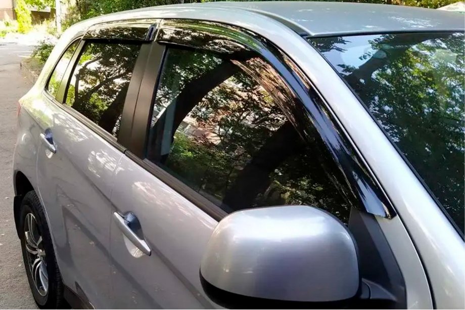 Mitsubishi ASX 2010–2023 Raamdeflectoren (4 stuks, HIC) Image