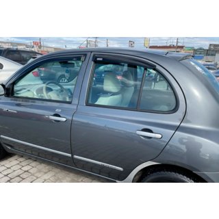 Raamdeflectoren (4 stuks, HIC) Nissan Micra K12 2003–2010 foto 2