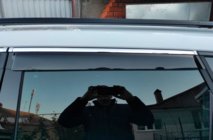 Skoda Karoq 2018– Raamwindschermen met chroomlijst (4 stuks, HIC) foto 5
