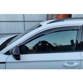 Raamwindschermen met chroomlijst (4 stuks, HIC) Skoda Karoq 2018– foto 4