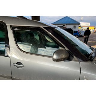 Raamdeflectoren (4 stuks, HIC) Skoda Roomster 2006–2015 foto 2