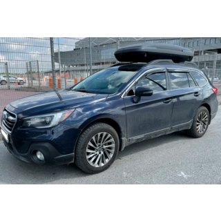 Raamdeflectoren met chroomstrip (set van 4, HIC) Subaru Outback 2014–2019 foto 3