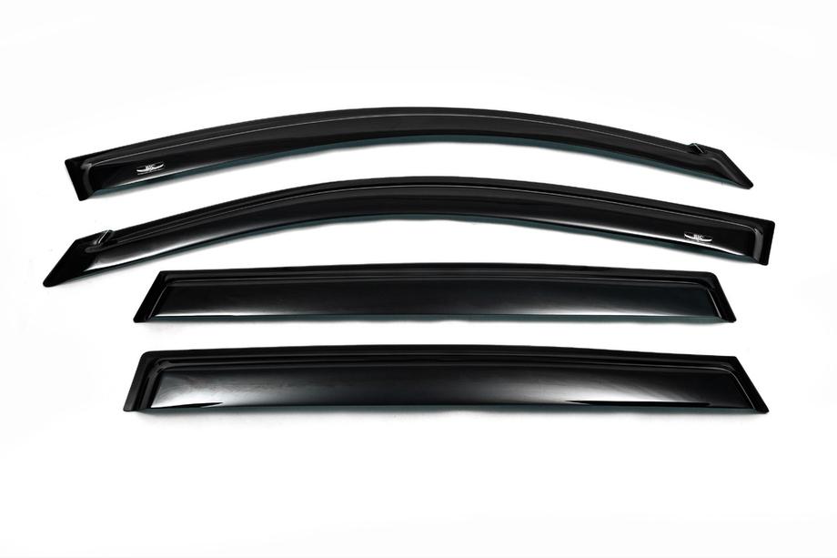 Toyota Rav 4 2006–2013 Raamwindschermen Long (set 4 stuks, HIC) Image