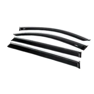 Raamwindschermen met chromen sierlijst Allspace LWB (4 stuks, HIC) Volkswagen Tiguan 2016–2023 foto 2