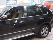 BMW X5 E70 2007–2013 Complete raamomlijsting (RVS) foto 1