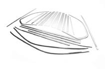 BMW X5 E70 2007–2013 Complete raamomlijsting (RVS) foto 3
