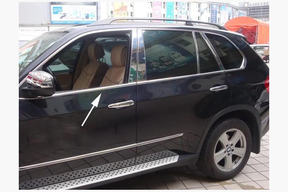 BMW X5 E70 2007–2013 Complete raamomlijsting (RVS) Image