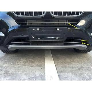 Set chromen sierlijsten voor bumperrooster BMW X6 F16 2014–2019 foto 1