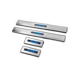 Libao instaplijsten (4 stuks, RVS) Chevrolet Aveo T300 2011–2020 foto 3