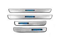 Chevrolet Captiva 2006–2019 Libao LED dorpellijsten (2006-2011, 4 stuks, RVS) foto 2