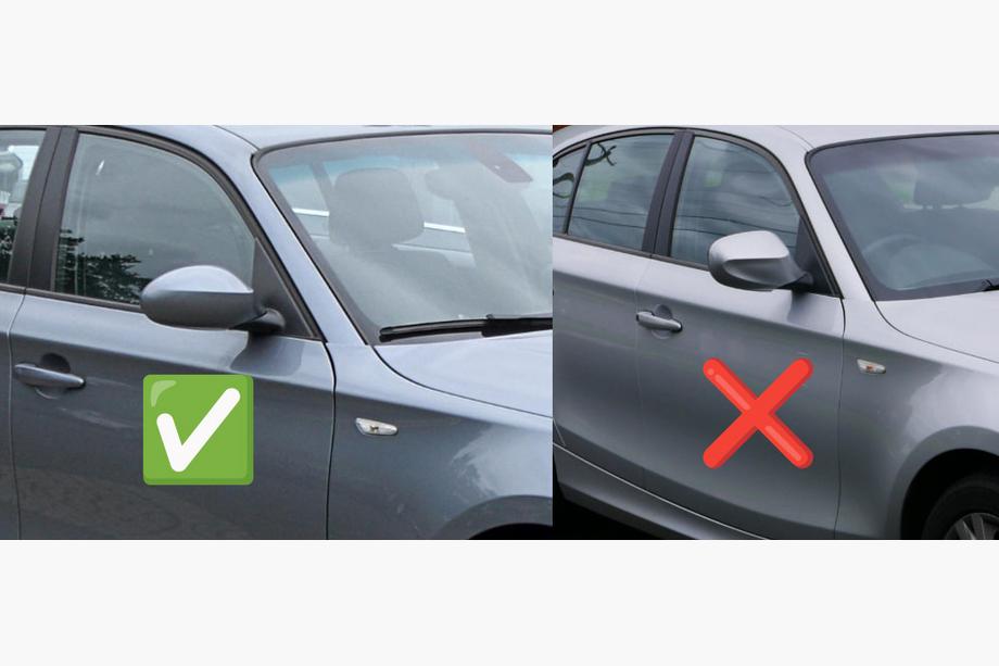 BMW 1 Serie E81/E82/E87/E88 2004–2011 Spiegelkappen M-Look (2 stuks) Foto 6