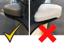 Ford Courier 2014–2023 Spiegelkappen BMW-style (2014-2018, 2 stuks) foto 7