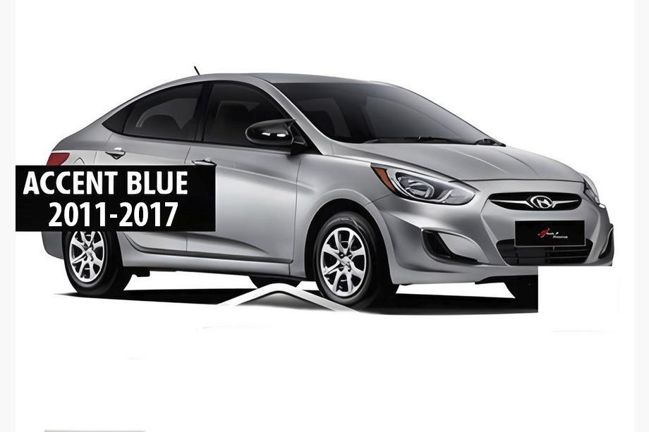 Hyundai Accent 2011–2017 Spiegelkappen zonder uitsparing voor richtingaanwijzer BMW-style (2 stuks) Foto 5