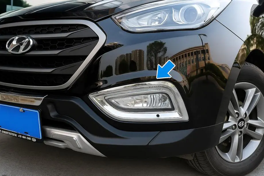 Hyundai IX-35 2010–2015 Chroom sierlijsten voor mistlampen voor Chinese versie (2 stuks) Image