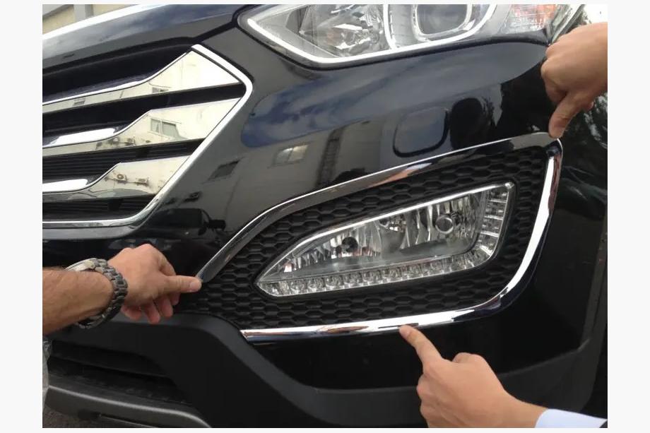 Hyundai Santa Fe 3 2012–2018 Chroom sierlijsten voor mistlampen (2 stuks, ABS) Image