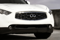 Infiniti QX70 2013–2019 Libao voorspoilerlip (kunststof) foto 3