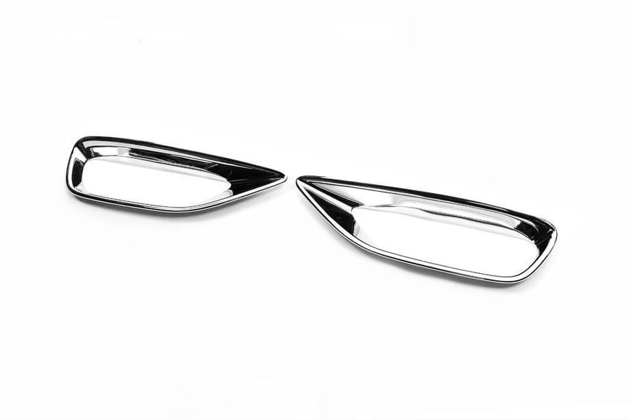 Kia Sorento III UM 2014–2020 Chromen afdekkappen voor achter mistlampen Libao 2015-2018 (kunststof) Foto 3