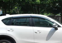 Mazda CX-5 2012–2017 Raamwindschermen met chroom (set 4 st., Libao) foto 4
