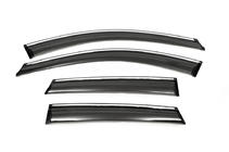 Mazda CX-5 2012–2017 Raamwindschermen met chroom (set 4 st., Libao) foto 3