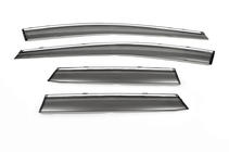 Mazda CX-7 2006–2012 Raamwindschermen met chroom (4 stuks, Libao) foto 1
