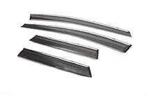 Mazda CX-7 2006–2012 Raamwindschermen met chroom (4 stuks, Libao) foto 2