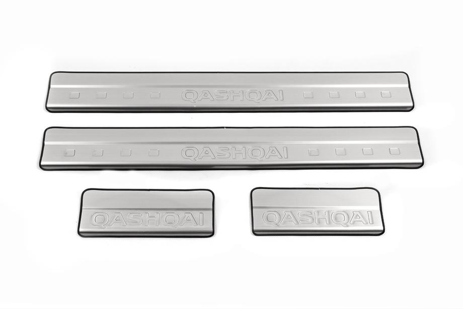 Nissan Qashqai 2007–2010 Libao RVS instaplijsten (4 stuks) Image