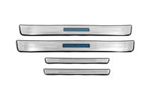 Toyota Highlander 2008–2013 Libao LED dorpellijsten (4 stuks, RVS) foto 2