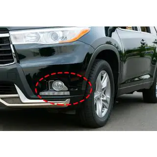 Chroom sierlijsten mistlampen Libao (2013-2016 ABS) Toyota Highlander 2013–2019 foto 1
