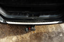 Nissan X-trail T31 2007–2014 Achterbumperbeschermer Libao (RVS) foto 1
