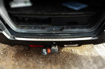 Nissan X-trail T31 2007–2014 Achterbumperbeschermer Libao (RVS) foto 4