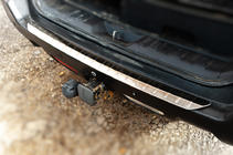 Nissan X-trail T31 2007–2014 Achterbumperbeschermer Libao (RVS) foto 2