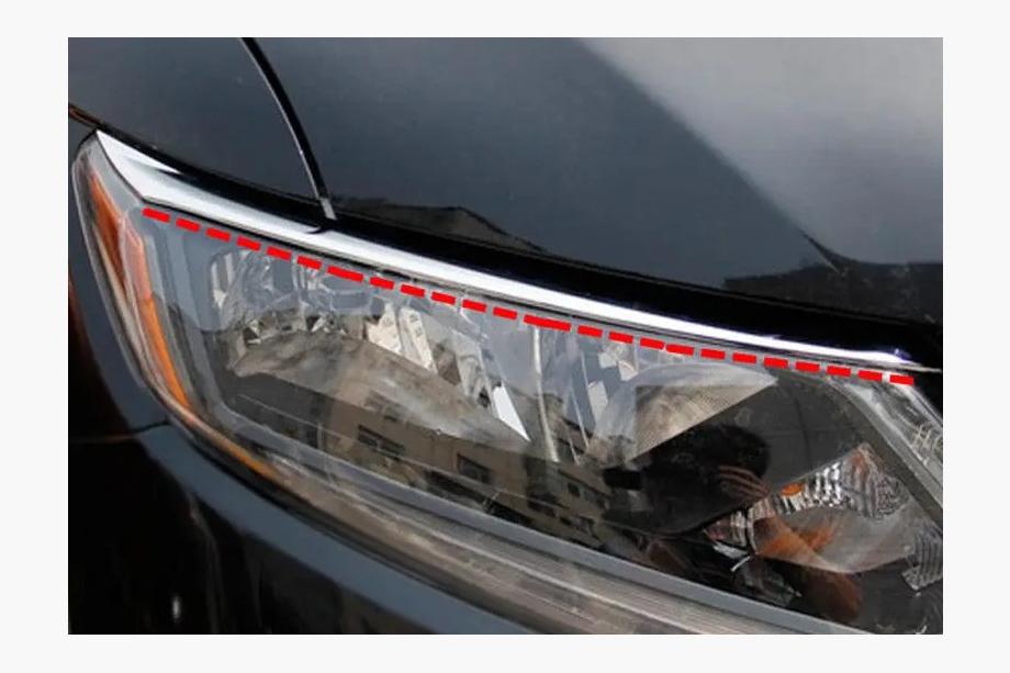Nissan X-trail T32/Rogue 2014–2021 Chroom koplamp sierlijsten Libao 2014-2016 (2 stuks, kunststof) Image
